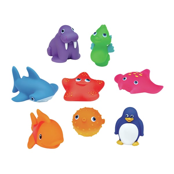 Munchkin Ocean Bath Squirts - 8 Pack Kylpylelu Monivärinen Munchkin Ocean Bath Squirts - 8 Pack Kylpylelu Monivärinen