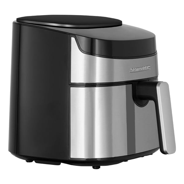 Gastroback Design Air Pro Enkelt 3,7 L Enkeltstående 1300 W Varmluftsteger Sort, Rustfrit stål