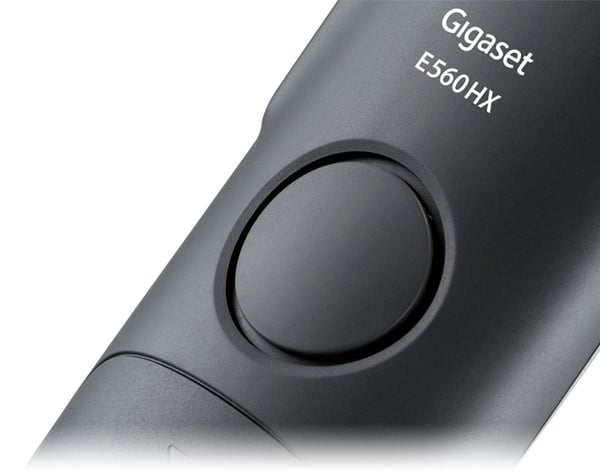 Gigaset E560HX Analoginen/DECT-puhelin Soittajan tunnistus Harmaa, Hopea