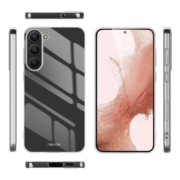 Miniatyrbild 3 av 5: nevox StyleShell Flex mobiltelefonfodral 16,8 cm (6.6") Mobilskal Transparent