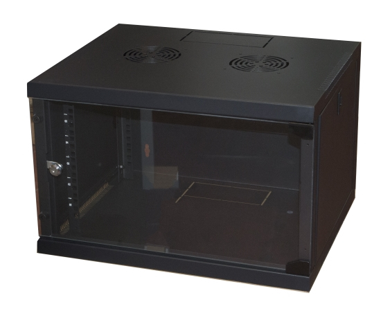Link Accessori LK1907UN stativ 6U Vægmonteret stativ Sort