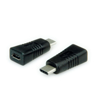 Pikkukuva 3 / 3: VALUE 12.99.3190 kaapelin sukupuolenvaihtaja USB 2.0 Type C USB 2.0 Type Micro B Musta