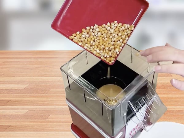 Beper 90.590Y popcornkone Punainen, Valkoinen 3 min 1200 W