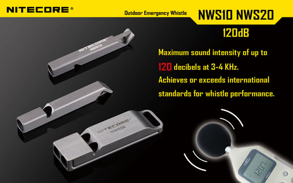 Miniatyrbillede 9 af 11: Nitecore NWS10 nødfløjte