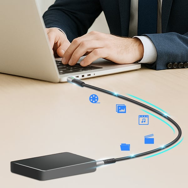 LogiLink CU0431 USB-kabel USB 3.2 Gen 2x2 0,5 m USB C 20 Gbit/sek. 100 W Sort