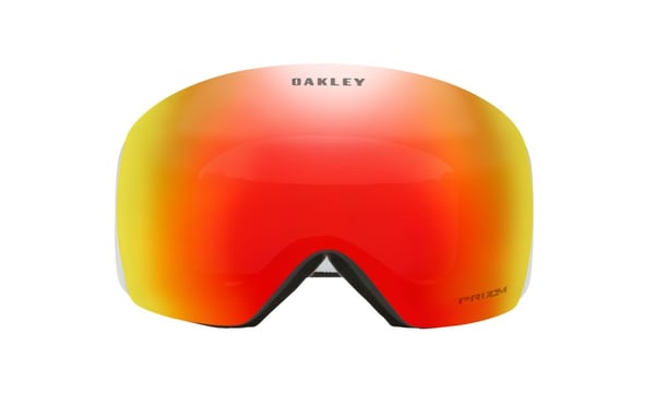 Oakley Flight Deck talviurheilulasit Musta Unisex Oranssi Pyöreä linssi