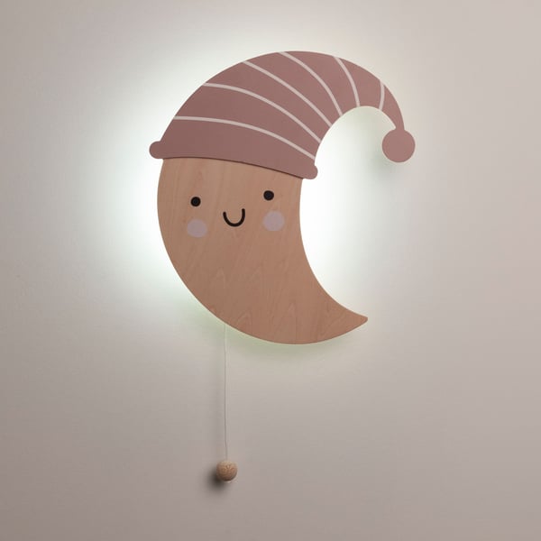 Baby's Only BO-814.828.060.50 babynattlampor Vägg Trä LED