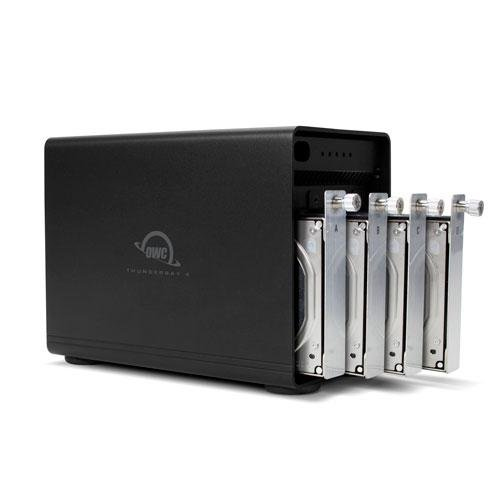 Miniatyrbillede 2 af 6: OWC ThunderBay 4 HDD/SSD kabinet Sort 2.5/3.5"