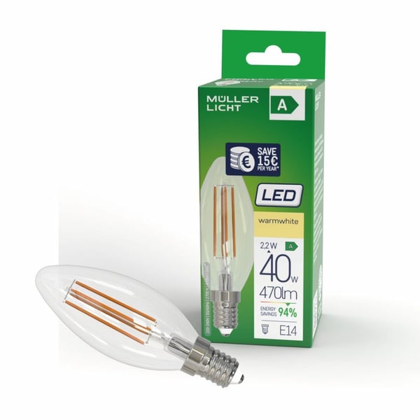 Müller-Licht 401109 LED-lampe Varm hvid 2700 K 4 W E14 A
