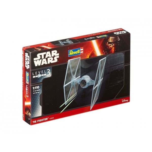 Miniatyrbillede 8 af 8: Revell TIE Fighter Model af satellit Monteringssæt 1:110