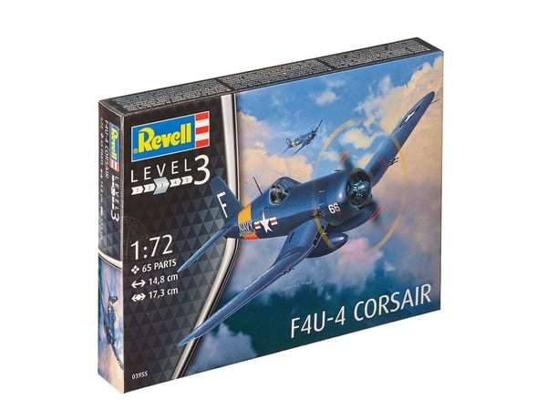 Revell F4U-4 Corsair Model af fly Monteringssæt 1:72