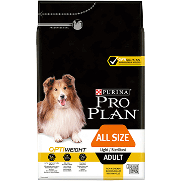 Purina Pro Plan All Sizes Adult Light/Sterilised 14 kg Aikuinen Kana