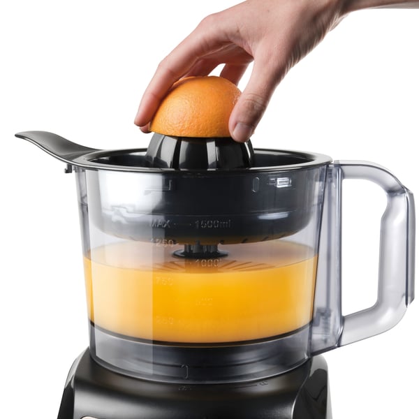 Miniatyrbild 5 av 20: Black & Decker BXFPA1200E matberedare 1200 W 1,5 l Svart, Rostfritt stål