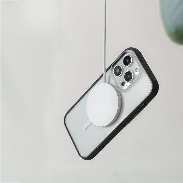 Woodcessories ECO724 mobiltelefonfodral 17 cm (6.7") Mobilskal Svart, Transparent
