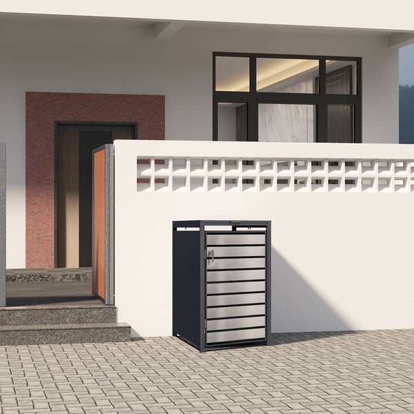 Miniatyrbild 9 av 11: Phoenix Safe Co. GB1168ASK tillbehör till avfallsbehållare Waste container enclosure Antracit, Silver 1 styck