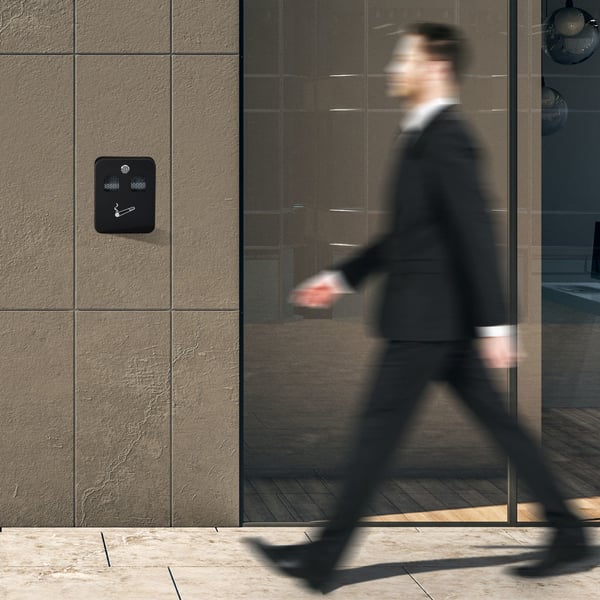 Miniatyrbild 8 av 9: Relaxdays Aschenbecher für die Wand askkoppar Torg Metall