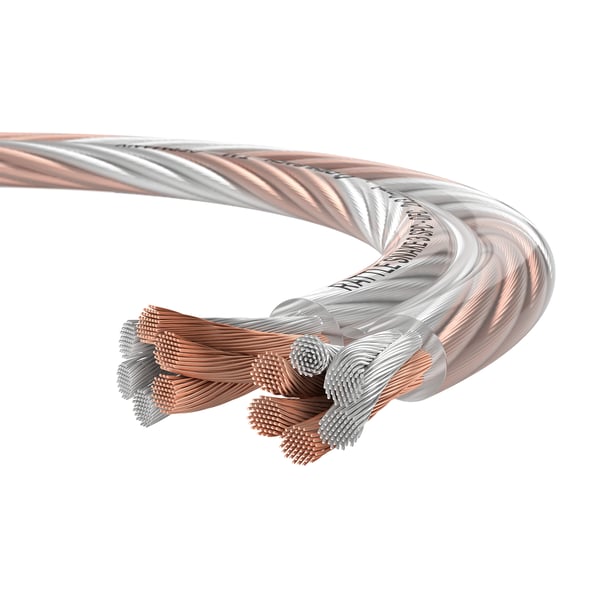 OEHLBACH D1C350 lydkabel 4 m Transparent