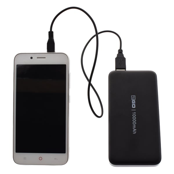 Miniatyrbillede 2 af 4: 2GO 795944 powerbank Lithium polymer (LiPo) 10000 mAh Sort