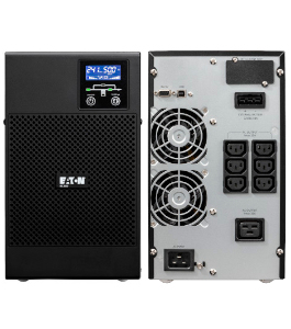 Eaton 9E3000I UPS-virtalähde Taajuuden kaksoismuunnos (verkossa) 3 kVA 2400 W 7 AC-pistorasia(a) Eaton 9E3000I UPS-virtalähde Taajuuden kaksoismuunnos (verkossa) 3 kVA 2400 W 7 AC-pistorasia(a)