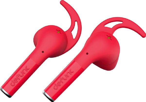 DEFUNC DFTRUESPORTR hovedtelefoner/headset Rød