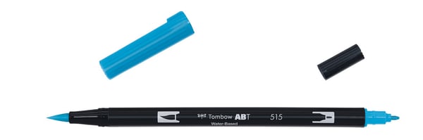 Tombow ABT-515 filtpen Fin Lyse Blå 1 stk
