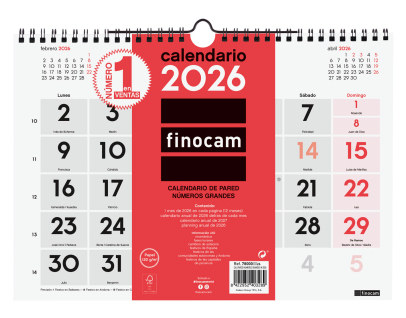 Miniatyrbillede 1 af 3: Finocam 780000026 kalender Væg