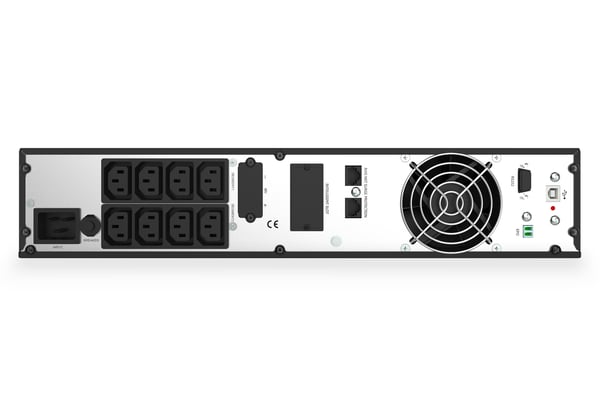 Miniatyrbillede 4 af 5: Digitus DN-170095 UPS-enhed Dobbeltkonvertering (online) 1,5 kVA 2000 W 8 AC stikkontakt(er)