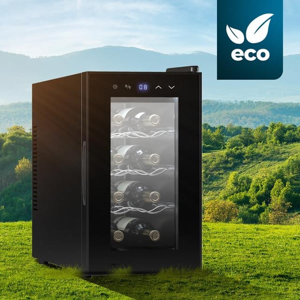 Cecotec GrandSommelier 830 Termoelektrinen viininjäähdytin Vapaasti seisova Musta 8 pullo(a)