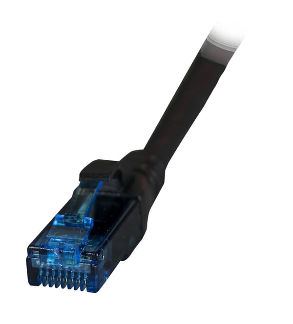 EFB Elektronik K8109SW.15 netværkskabel Sort 15 m Cat6a U/UTP (UTP) Rund