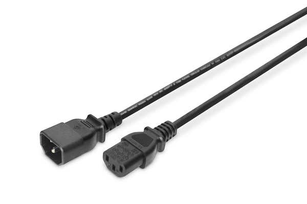 Miniatyrbillede 1 af 3: Digitus AK-440201-050-S el-ledning Sort 5 m IEC C14 IEC C13