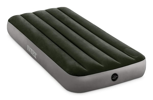 Intex Dura-Beam Standard Downy Enkelmadras Mørkegrøn