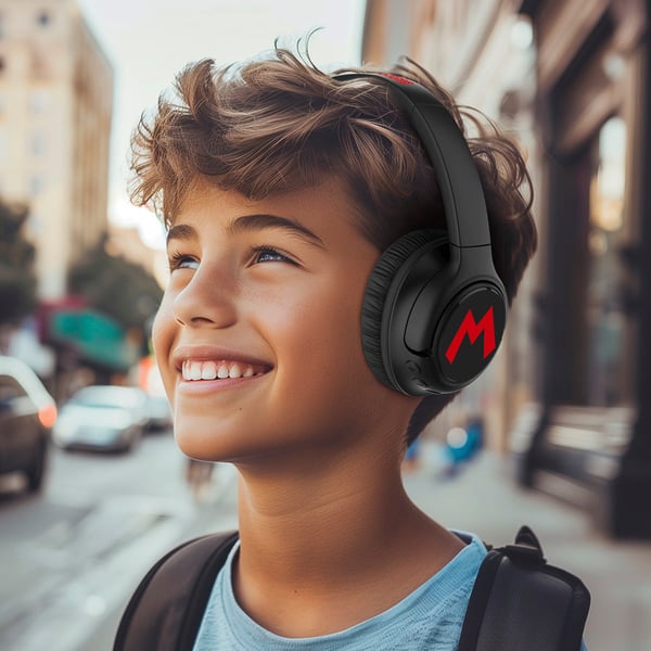 OTL Technologies Super Mario Kuulokkeet Langallinen & langaton Pääpanta Pelaaminen USB Type-C Bluetooth Musta