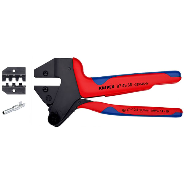 Knipex 97 43 66 kabelklipper Krympeværktøj Flerfarvet