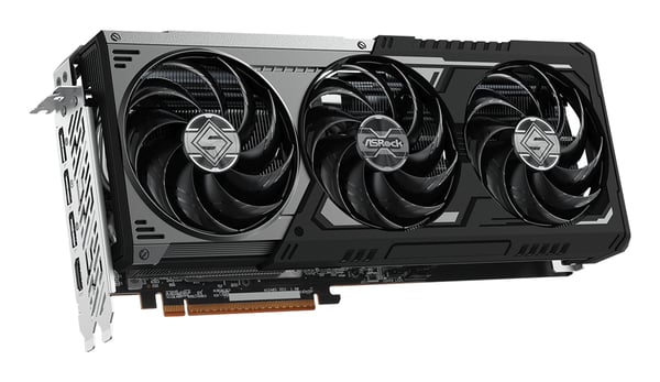 Miniatyrbillede 4 af 6: Asrock Radeon RX 9070 XT Steel Legend Dark AMD 16 GB GDDR6