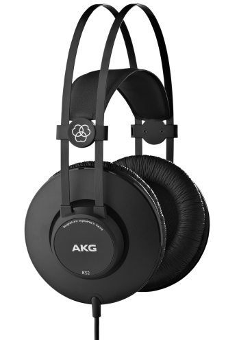 Miniatyrbild 1 av 6: AKG K52 Hörlurar Kabel Huvudband Scen/studio Svart