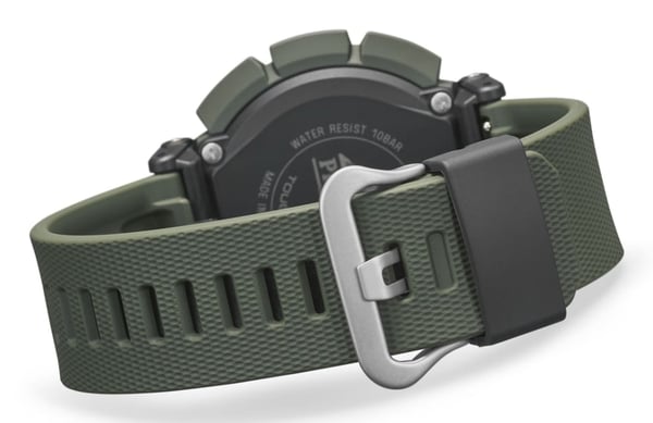 Casio PRO TREK PRG-340-3 rannekello Mies Quartz solar Musta, Vihreä Vihreä