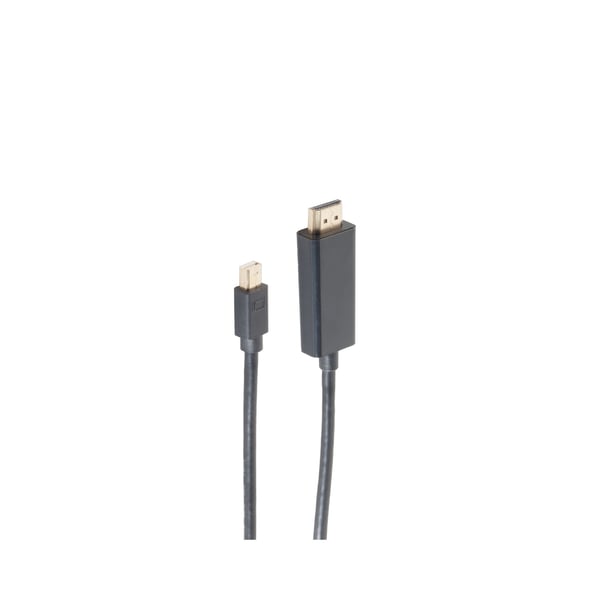 shiverpeaks BS10-72025 videokabel adapter 1 m Mini DisplayPort HDMI Sort