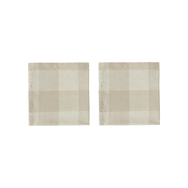 Miniatyrbillede 1 af 4: OYOY L301248 serviet 2 stk Beige Bomuld