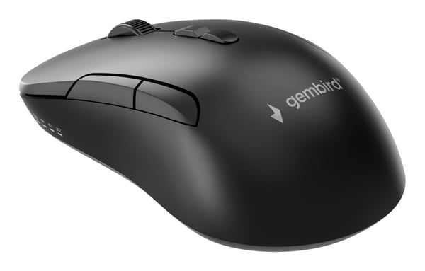 Miniatyrbild 3 av 9: Gembird MUSW2-7B-01 datormöss Universal Ambidextrous Trådlös RF + Bluetooth Optisk 1600 DPI