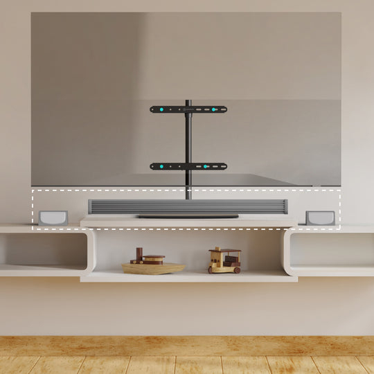 Miniatyrbillede 8 af 8: ONKRON PT3-B tv-beslag 190,5 cm (75") Sort