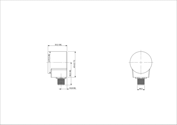 Posital UCD-S101B-1212-VBS0-PRQ koder 1,1 cm