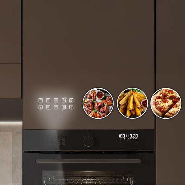 Cecotec Bolero Hexa AF314500 Glass Black A 53 L 2800 W Sort