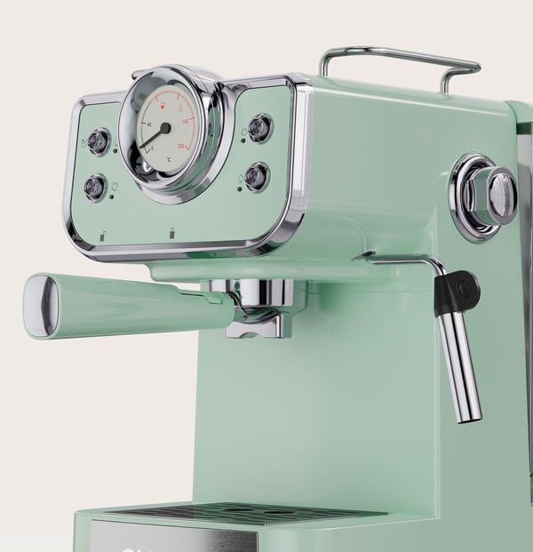 EVVO Intensa Retro Semi-auto Espressomaskine 1,5 L