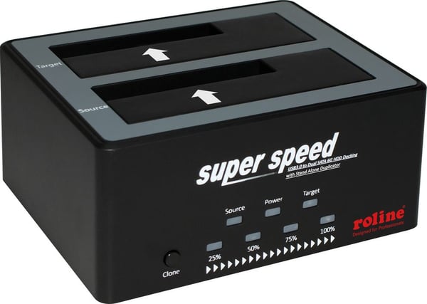 ROLINE 16.01.4122 Dockningsstation för lagringsenhet USB 3.2 Gen 1 (3.1 Gen 1) Type-B Svart ROLINE 16.01.4122 Dockningsstation för lagringsenhet USB 3.2 Gen 1 (3.1 Gen 1) Type-B Svart