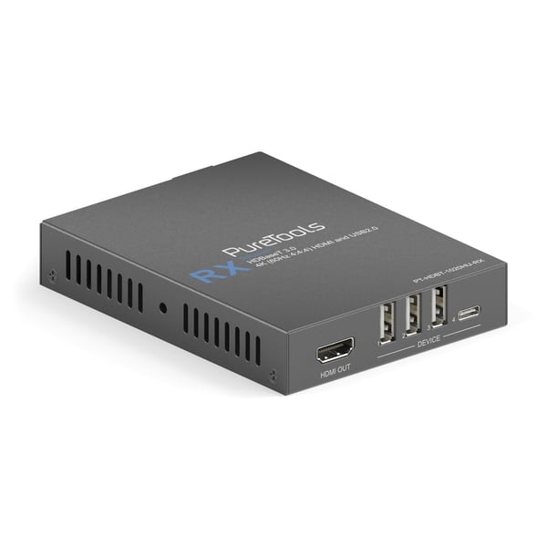 PureTools PT-HDBT-1020HU-RX AV-förlängare AV-mottagare Svart