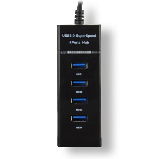Miniatyrbild 3 av 4: MCL USB3C-H114 gränssnittshubbar USB 3.2 Gen 1 (3.1 Gen 1) Type-C 5000 Mbit/s Svart