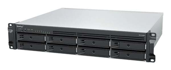 Synology RackStation RS1226RP+ NAS- & lagringsservrar Rack (2U) AMD Ryzen V1500B 4 GB DDR4 0 TB Synology DSM Svart