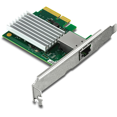 Miniatyrbild 1 av 8: Trendnet TEG-10GECTX nätverkskort Intern Ethernet 10000 Mbit/s