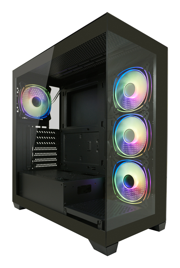 LC-Power LC-715B-ON computeretui Midi Tower Sort