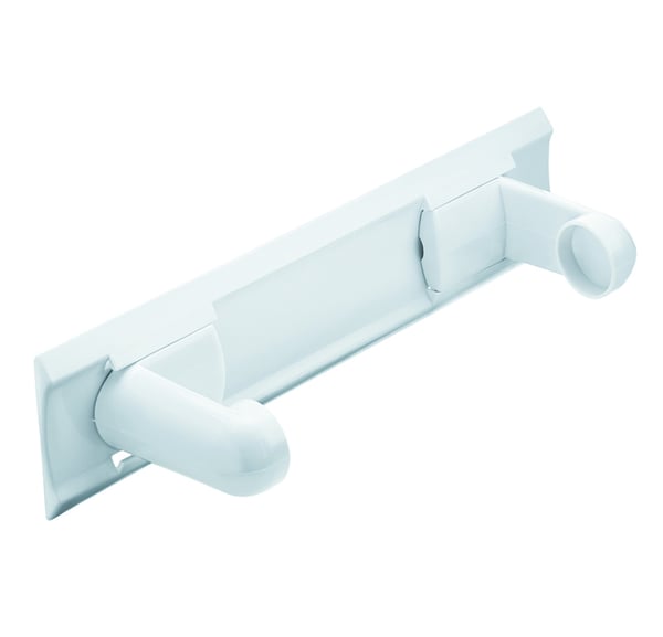 Rotho 1737801100 papirhåndklæde holder Vægmonteret køkkenrulleholder Polypropylen (PP) Hvid